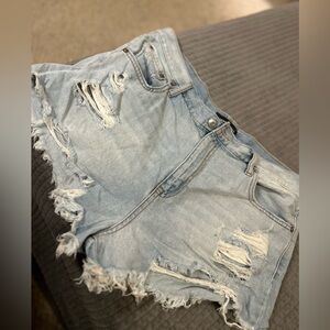 Vintage high rise denim shorts NWOT